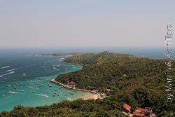 Koh Larn Panorama über die Bucht Bild 2